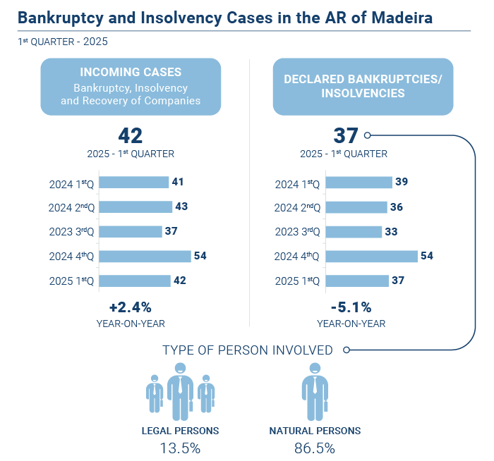 Falencias insolvencias 1T25 EN